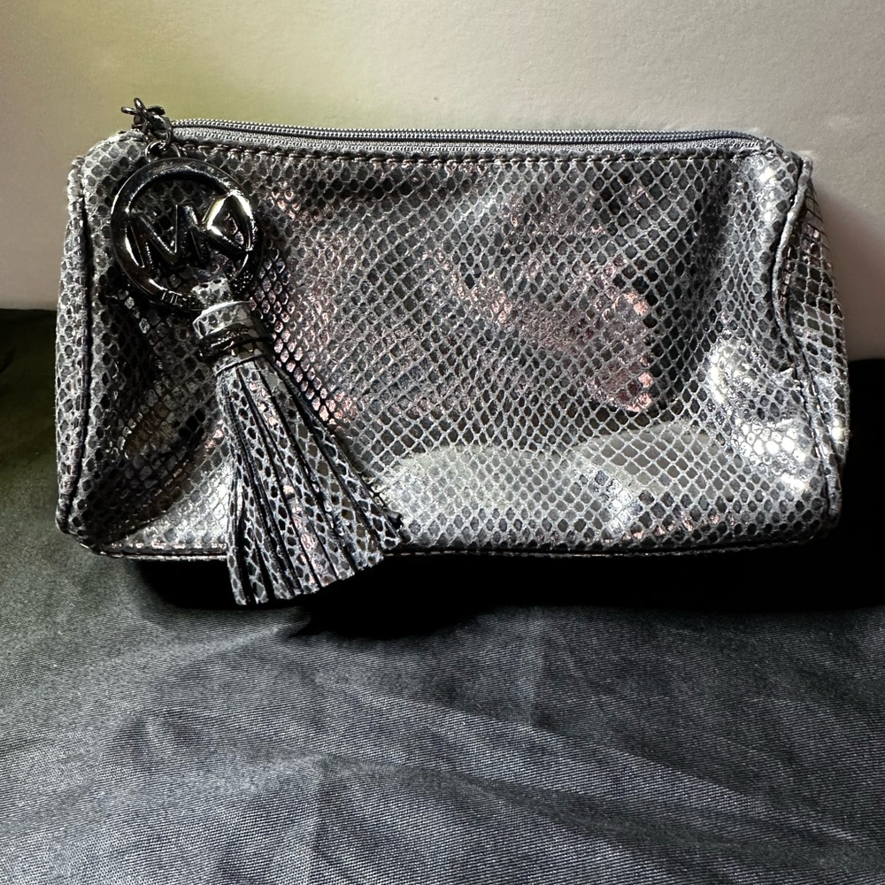 Michael Kors Silver Clutch Bag